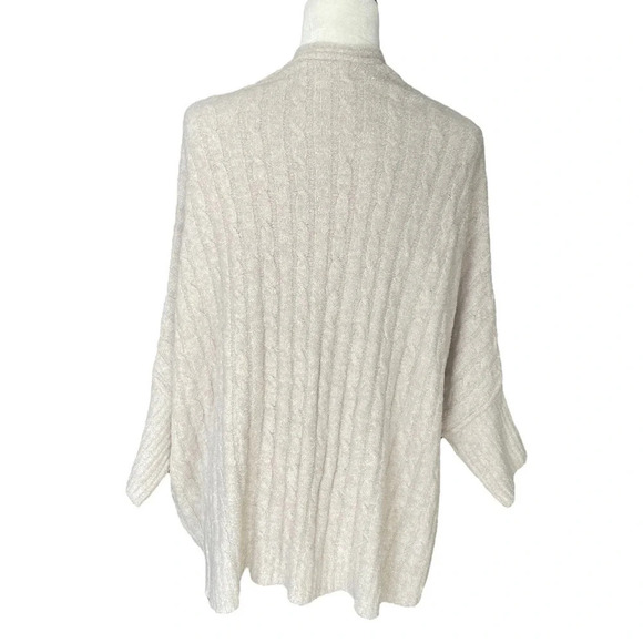 BAREFOOT DREAMS CozyChic® Shrug Cardigan Sweater Oyster Size L/XL - Picture 12 of 12